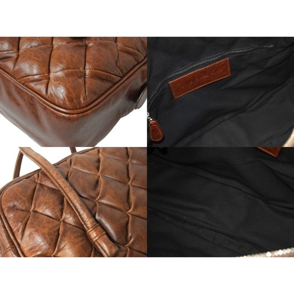 BALENCIAGA Matelasse Sienna Quilted Handbag Brown Goatskin - Picture 7 of 8